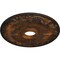 Ekena Millwork Kent Ceiling Medallion (Fits Canopies up to 5"), Hand-Painted Rust, 18"OD x 3 1/2"ID x 1 1/4"P CM18KERUS - alternate 2